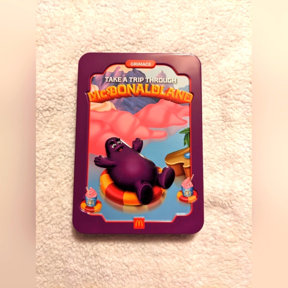 Mcdonaldland Grimace Collectable Tin